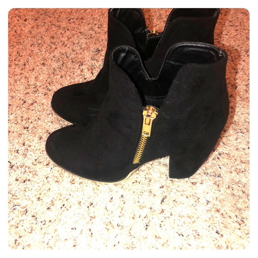 Black booties